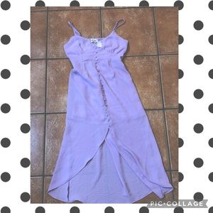 Peach Love California Lavender Hi Lo Dress